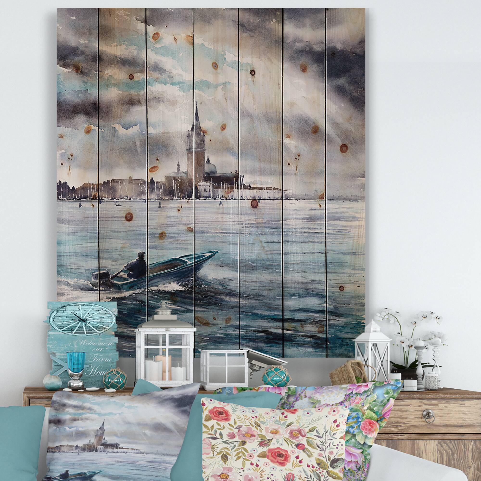 Designart - Storm Over Venice In Italy